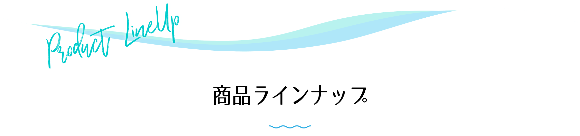 商品ラインナップ